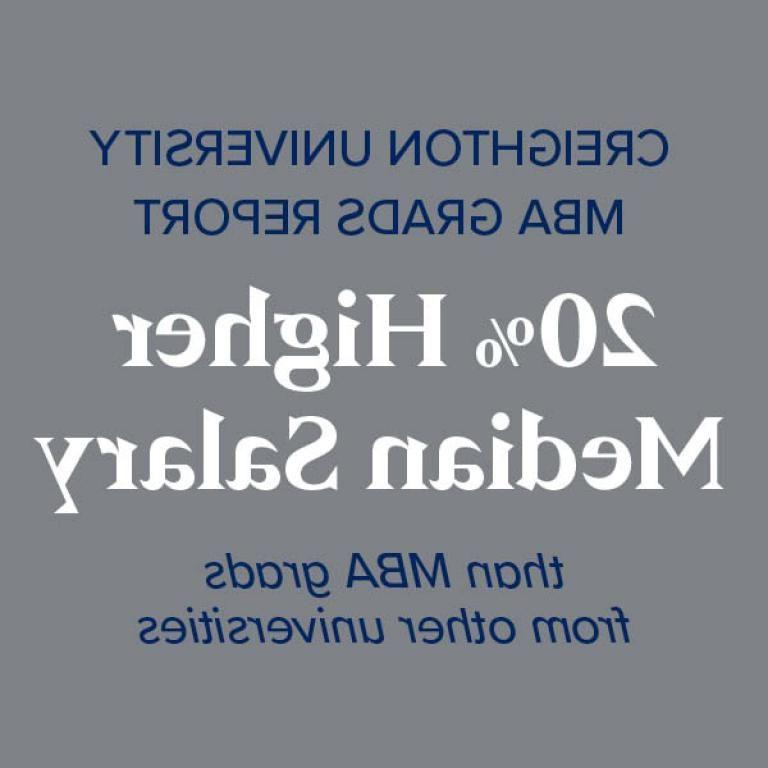 据报道，皇冠体育博彩大学MBA毕业生的薪资中位数比其他大学的MBA毕业生高出20%